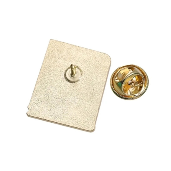 Pride and prejudice Jane Austen book novel collector pin brooch enamel charm pur - Picture 3 of 4